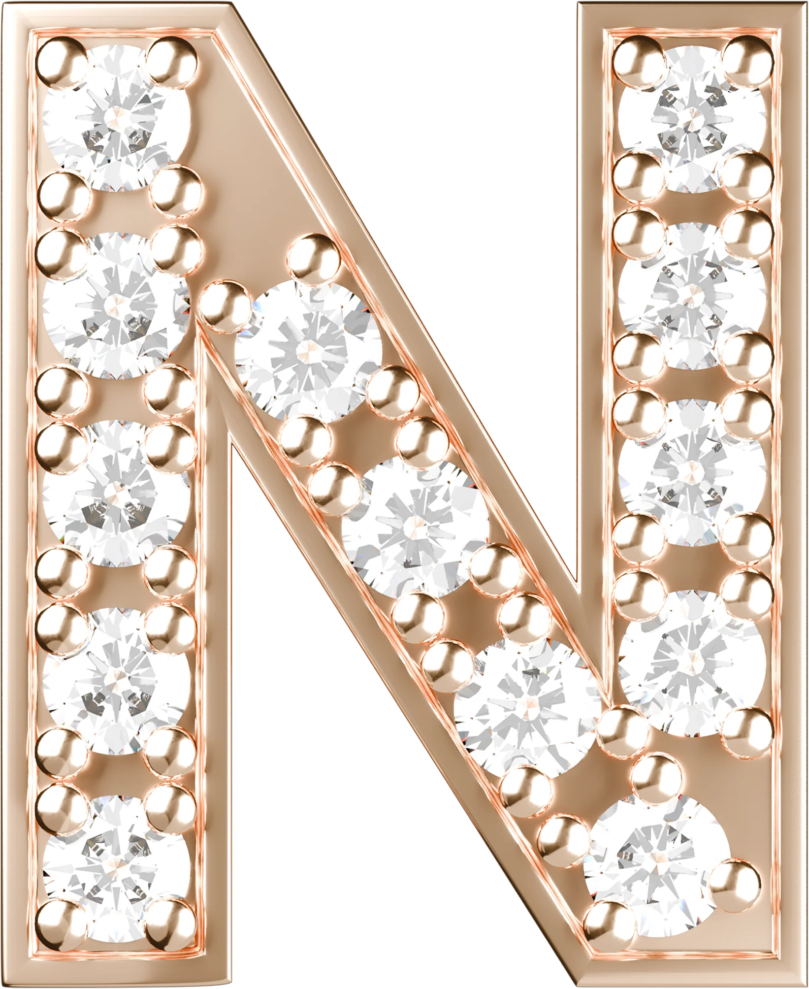 Letters Pink Gold Perso - Image 27