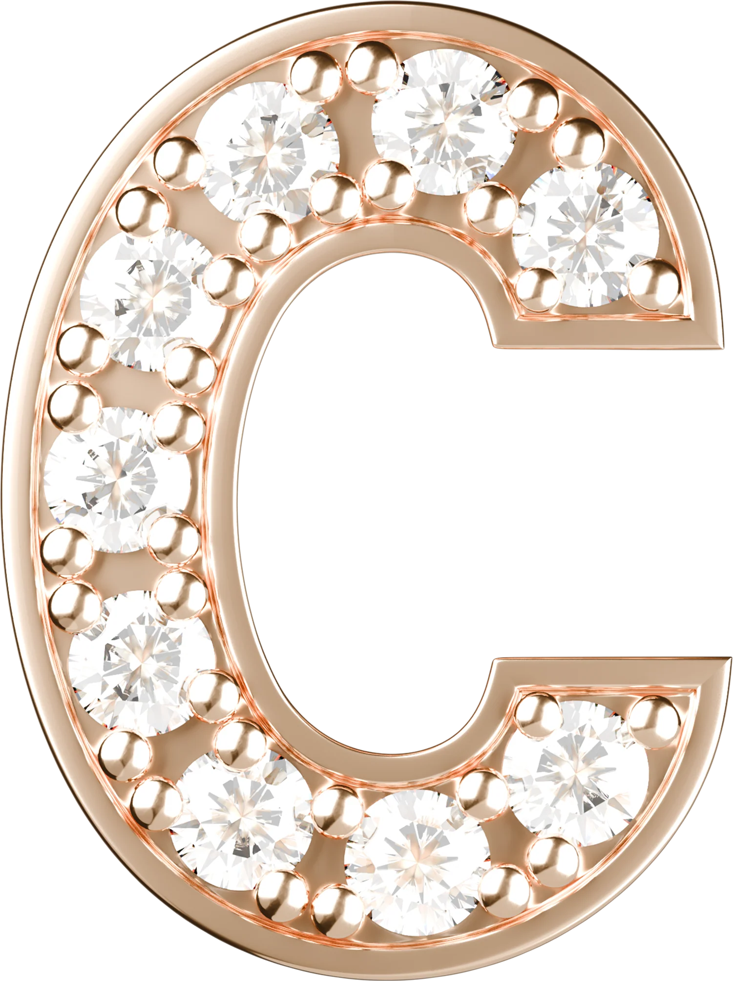 Letters Pink Gold Perso - Image 5