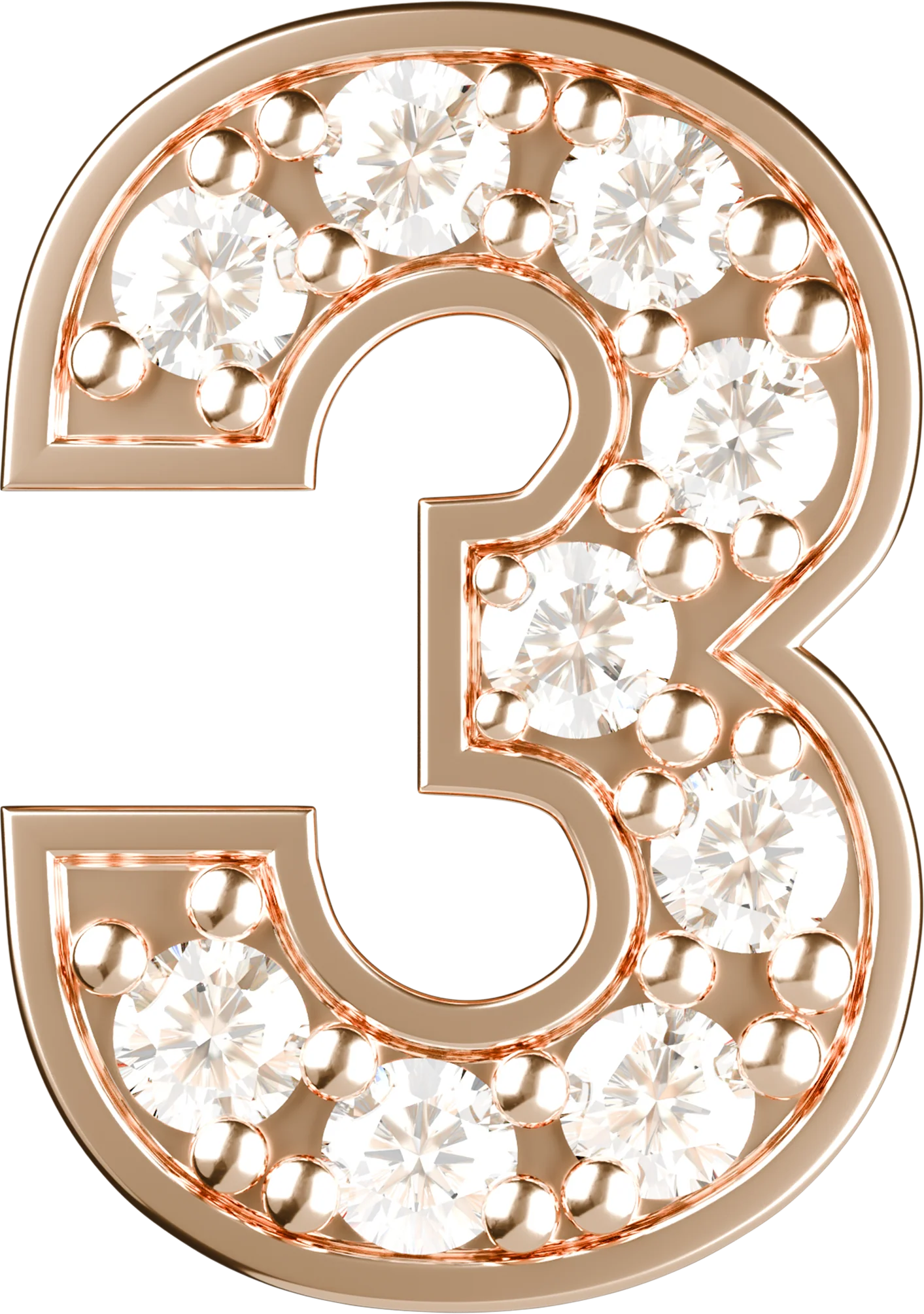 Letters Pink Gold Perso - Image 59