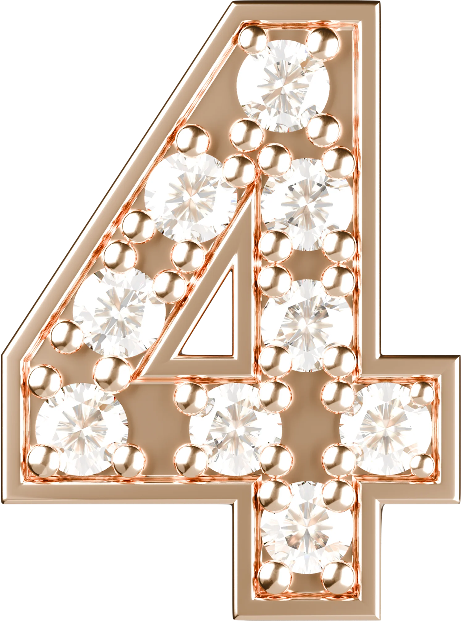 Letters Pink Gold Perso - Image 61