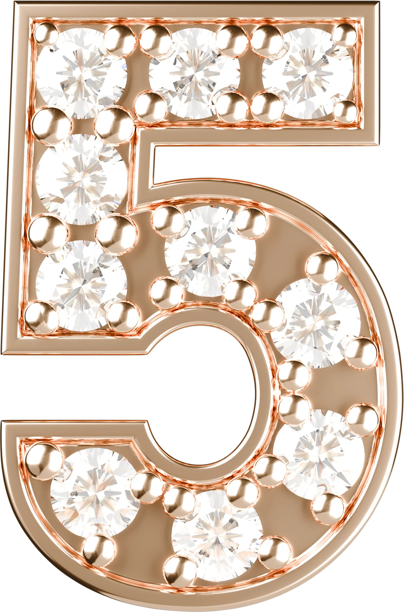 Letters Pink Gold Perso - Image 63