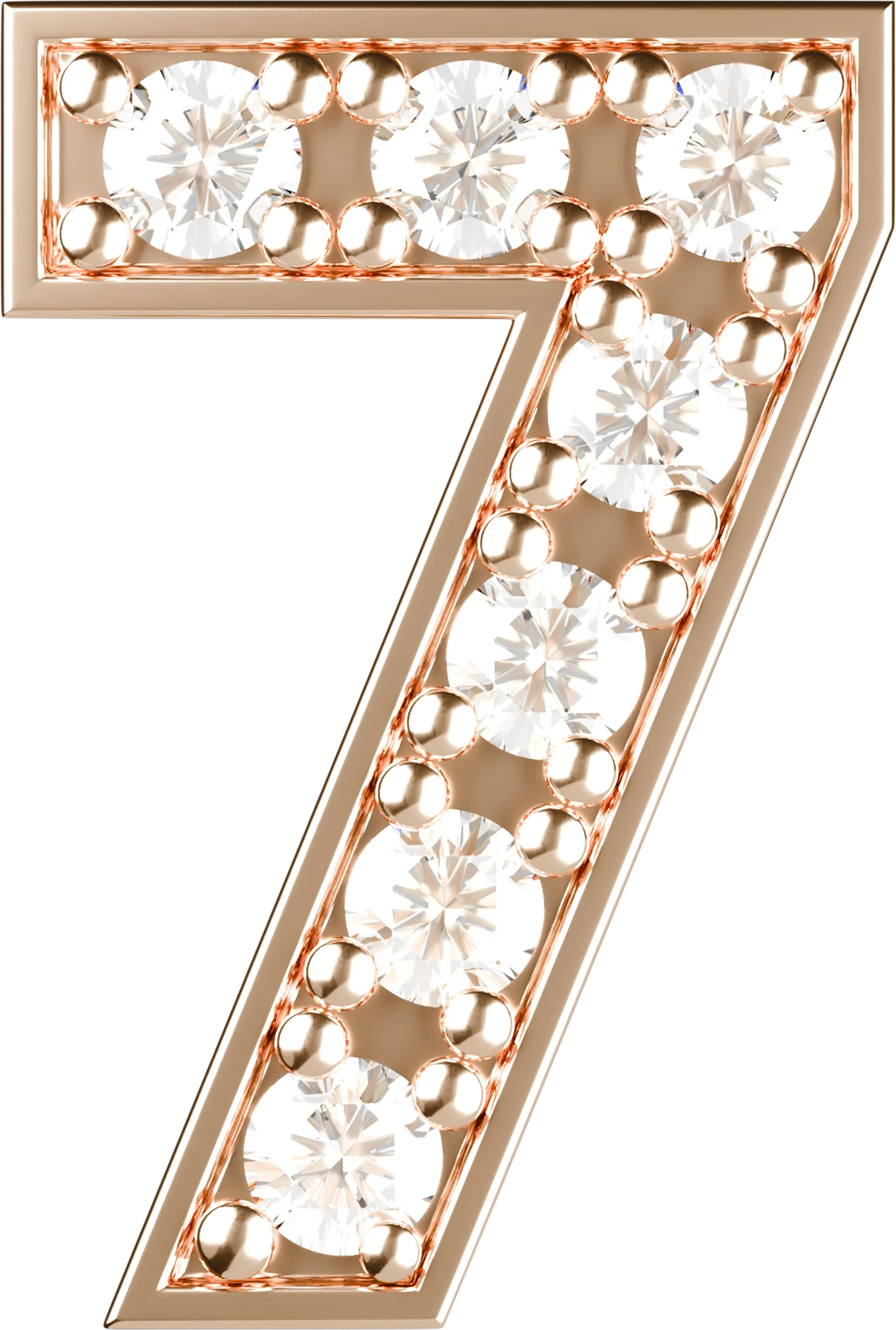 Letters Pink Gold Perso - Image 67