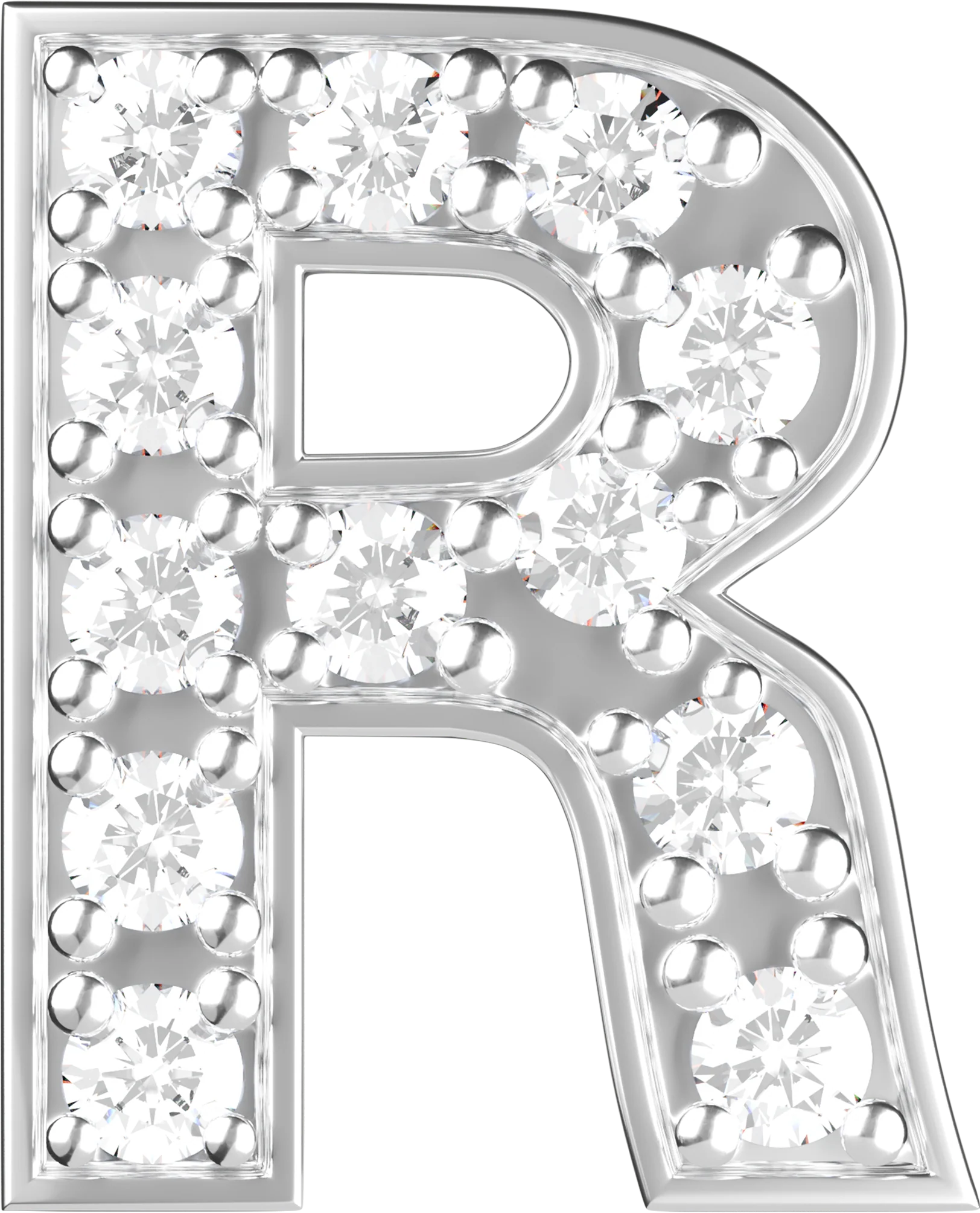 Letters White Gold Perso - Image 37