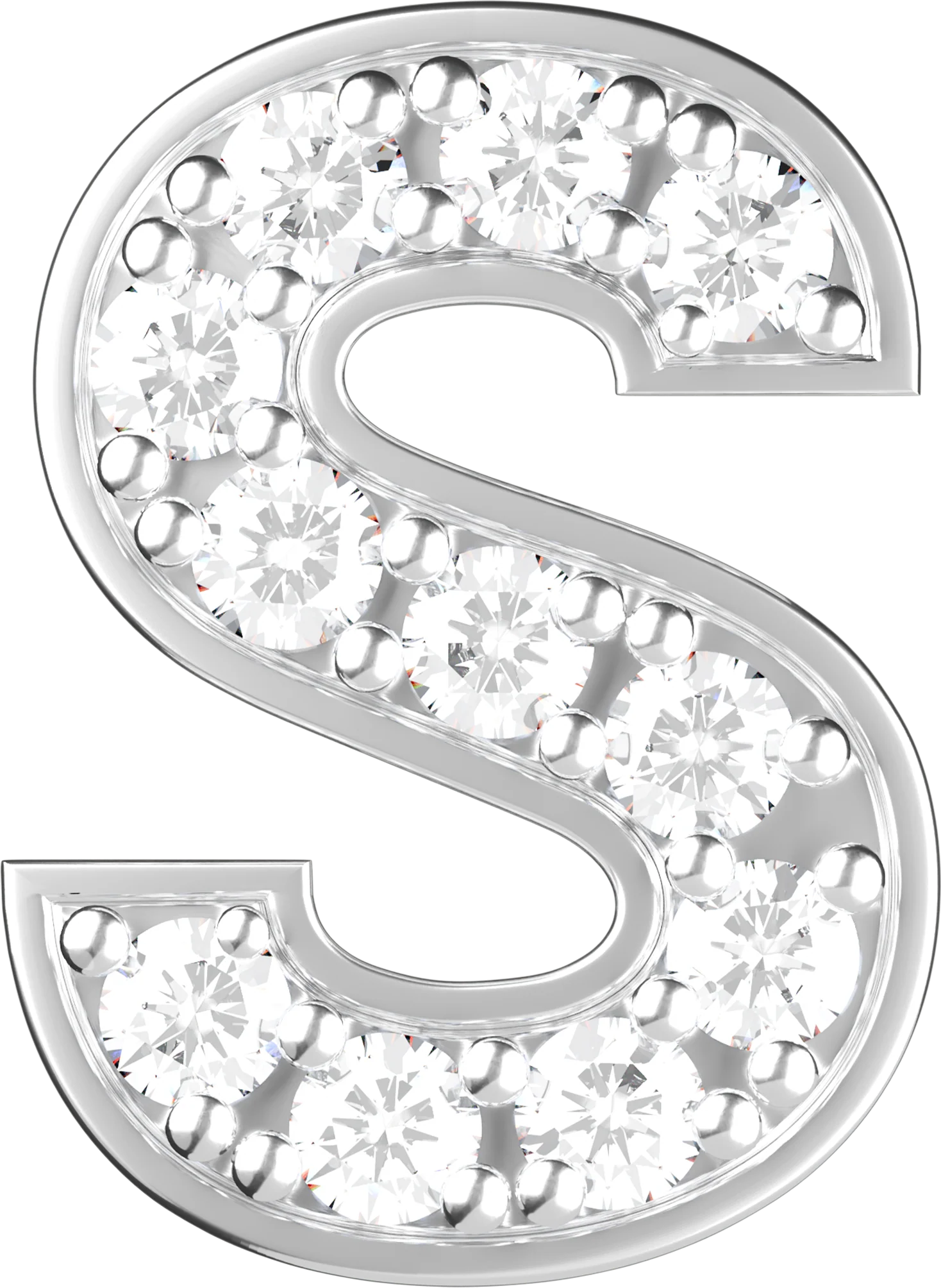 Letters White Gold Perso - Image 39