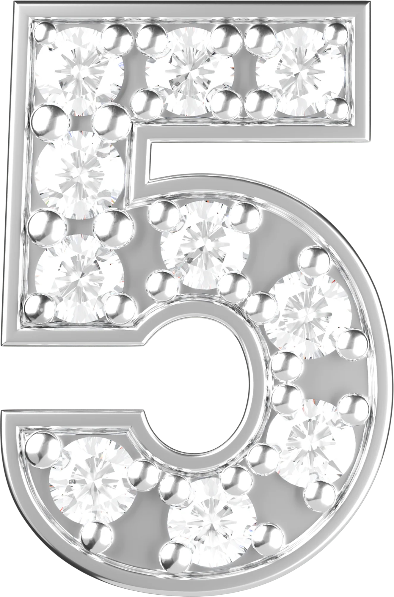 Letters White Gold Perso - Image 63