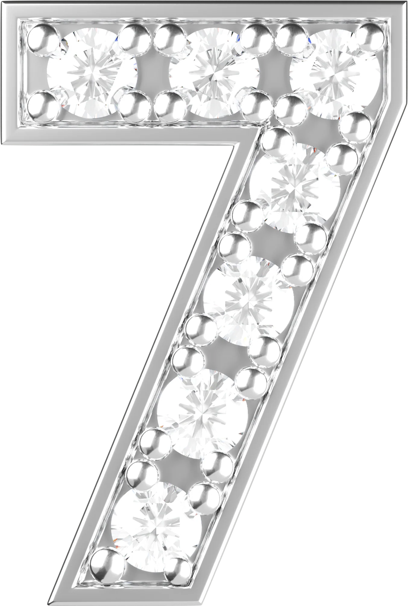 Letters White Gold Perso - Image 67