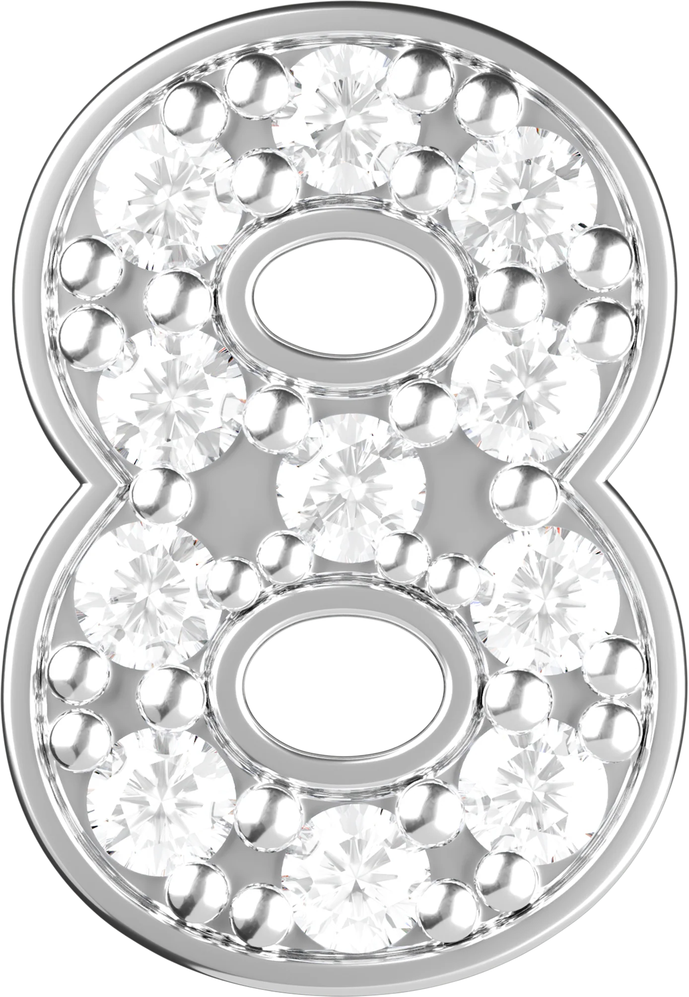 Letters White Gold Perso - Image 74
