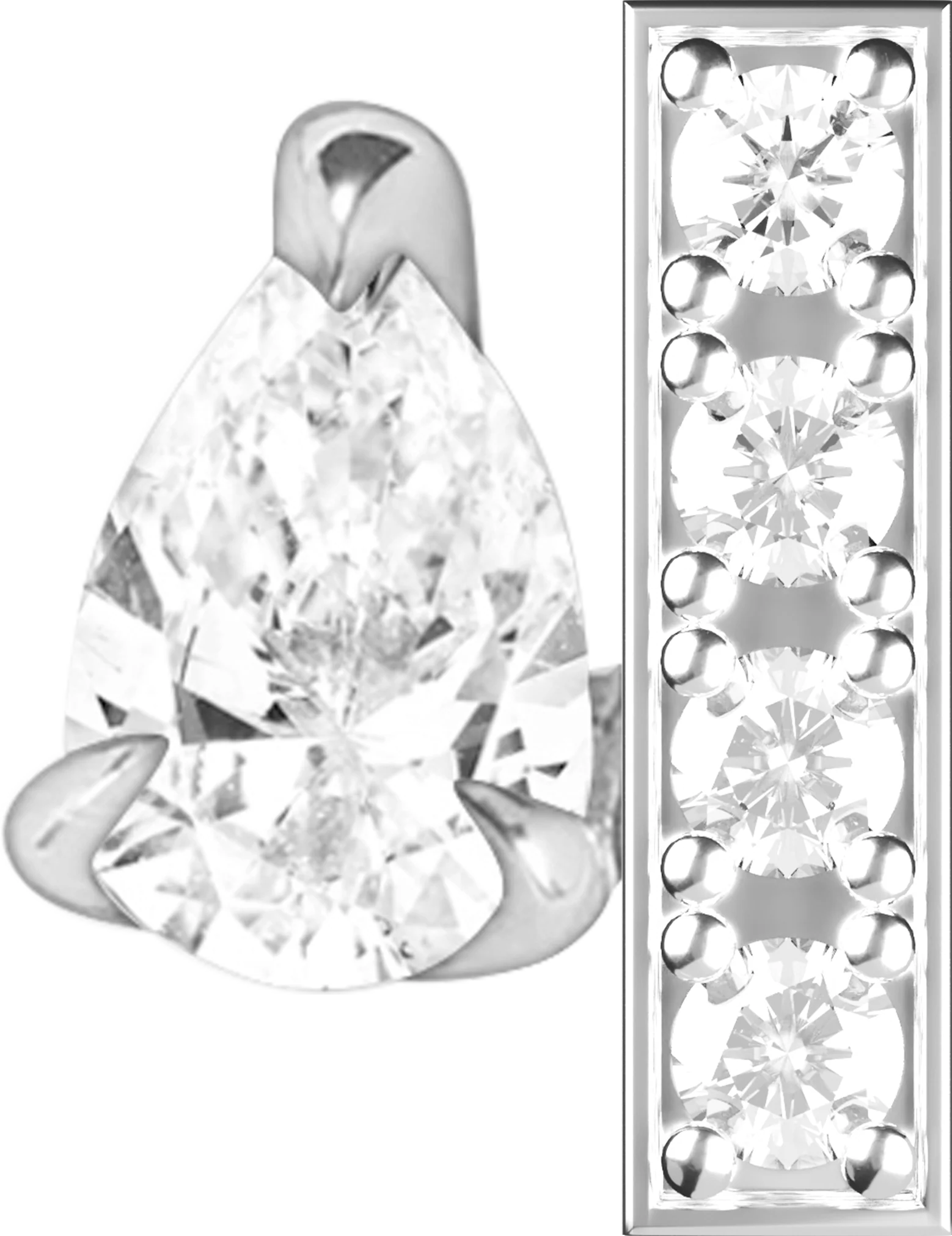 Letters White Gold Perso - Image 75