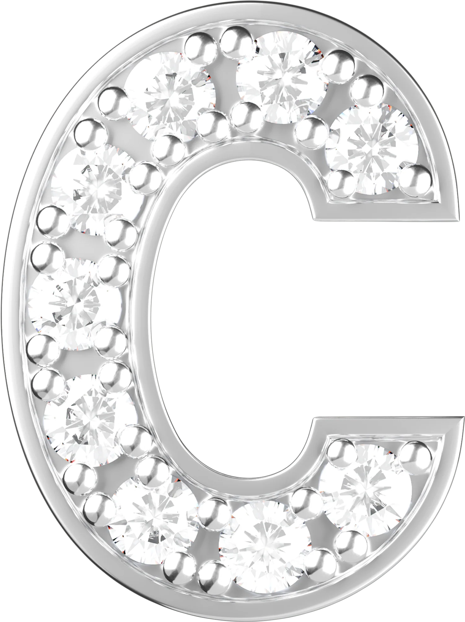 Letters White Gold Perso - Image 9